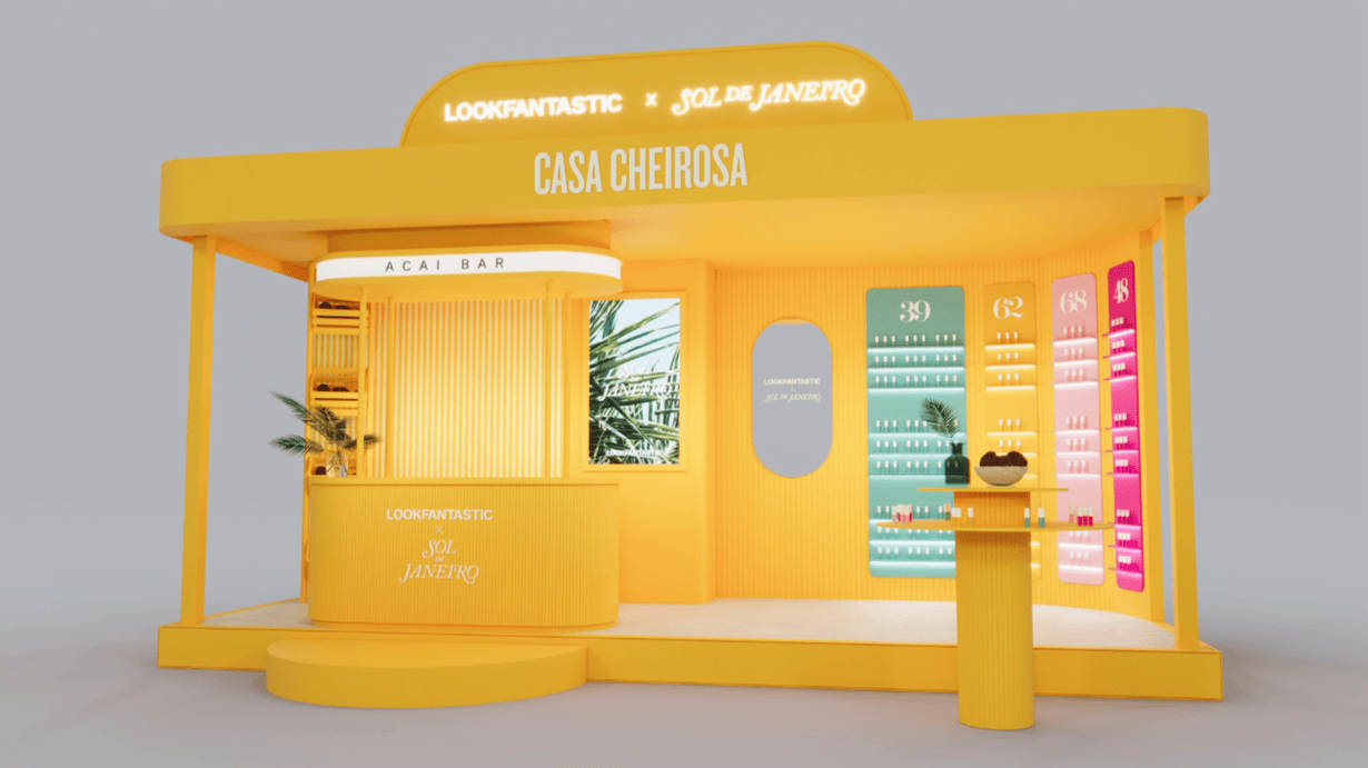 Sol de Janerio's Casa Cheirosa at Coachella where people can go and freshen up with their body mists
